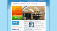 Desktop Screenshot of northlinepatios.com.au